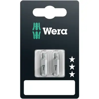 2 szt. końcówki 1/4", PH1/25mm WERA [05073304001]