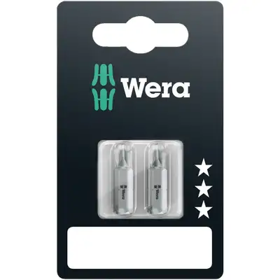 2 szt. końcówki 1/4", PZ1/25mm WERA [05073308001]