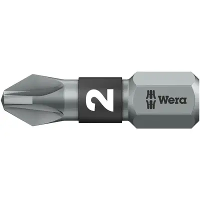2 szt. końcówki 1/4", PZ1/25mm WERA [05073308001]