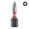 3 szt. końcówek udarowych 1/4", PH1/25mm, SHOCKWAVE, IMPACT DUT, Milwaukeet [4932500352]