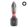 3 szt. końcówek udarowych 1/4", PZ1/25mm, SHOCKWAVE, IMPACT DUT, Milwaukeet [4932500355]