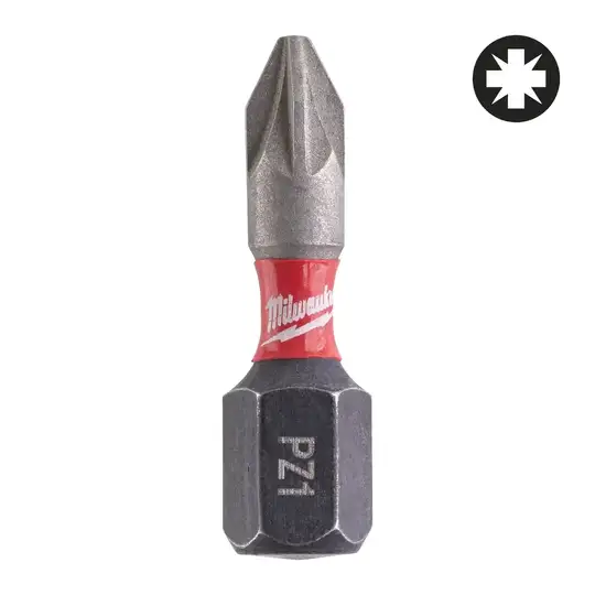 3 szt. końcówek udarowych 1/4", PZ1/25mm, SHOCKWAVE, IMPACT DUT, Milwaukeet [4932500355]