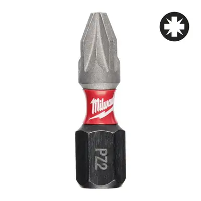 3 szt. końcówek udarowych 1/4", PZ2/25mm, SHOCKWAVE, IMPACT DUT, Milwaukeet [4932500356]