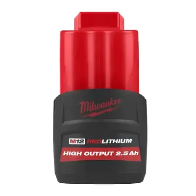 Akumulator 2,5Ah, HIGH OUTPUT, M12 HB2.5, Milwaukee [4932480164]