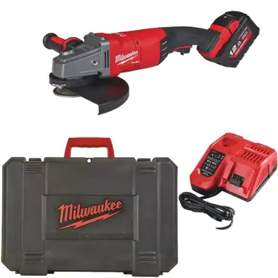 Akumulatorowa szlifierka kątowa 230mm, 1x12,0Ah, M18 FLAG230XPDB-121C, 18V, M18 FUEL, Milwaukee [4933499241]