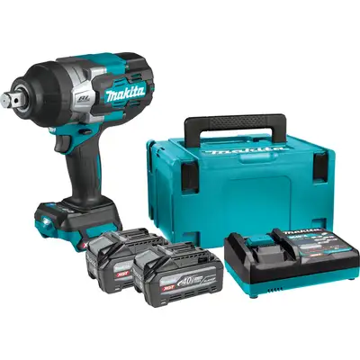 Akumulatorowy klucz udarowy 3/4", 1800Nm, 2x4,0Ah, Li-Ion, XGT, 40V max, Makita [TW001GU201]