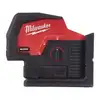 Laser krzyżowy liniowo-punktowy, zielony, do 38m, M12, 12V, M12 CLLP-0C, MILWAUKEE [4933478101]
