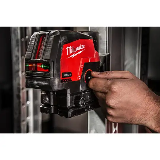 Laser krzyżowy liniowo-punktowy, zielony, do 38m, M12, 12V, M12 CLLP-0C, MILWAUKEE [4933478101]