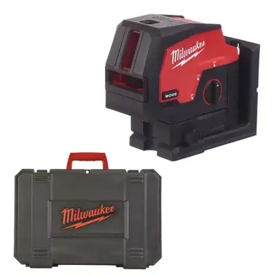 Laser krzyżowy liniowo-punktowy, zielony, do 38m, M12, 12V, M12 CLLP-0C, MILWAUKEE [4933478101]