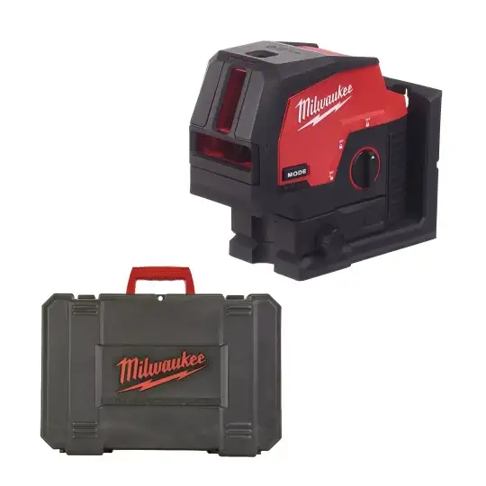 Laser krzyżowy liniowo-punktowy, zielony, do 38m, M12, 12V, M12 CLLP-0C, MILWAUKEE [4933478101]
