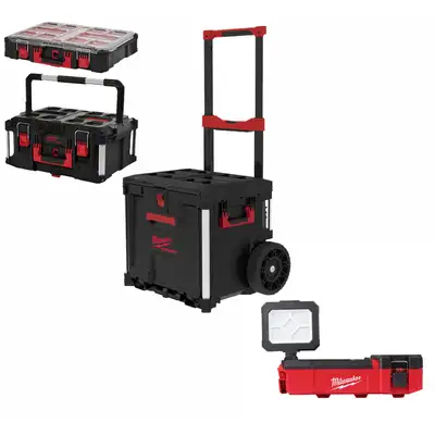 Mobilny 3-częściowy zestaw skrzyń, PACKOUT, Milwaukee [4932498984]
