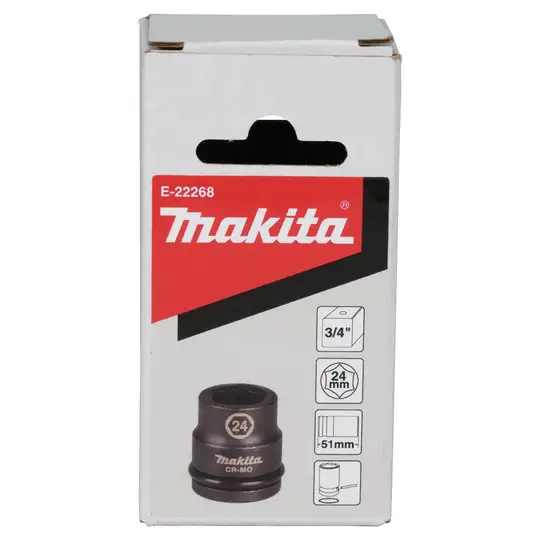 Nasadka udarowa sześciokątna 3/4", rozmiar 24mm, Makita [E-22268]