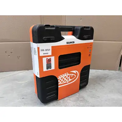 OUTLET: zestaw nasadek 1/4" i 1/2" oraz kluczy płasko-oczkowych, imbusowych i nasadowych, 108 szt. BAHCO [S108-OUTLET]