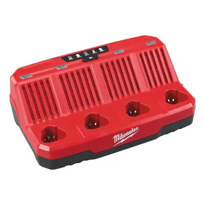 Szybka ładowarka 4-portowa, M12 C4, 12V, M12, Milwaukee [4932430554]