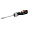 Wkrętak ręczny z lampką LED, magazynkiem i grzechotką, uchwyt 1/4", BAHCO [808050L]
