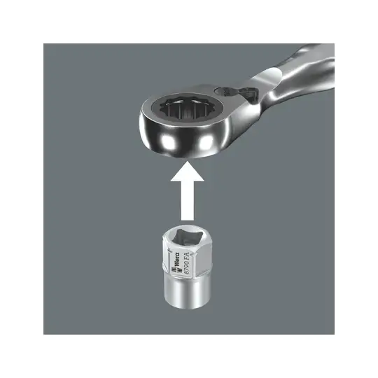 Zestaw 11szt. nasadek sześciokątnych 1/4" z napędem sześciokątnym 11 mm, rozmiary 4-13 mm, Zyklop Mini 2, Wera [05135021001]