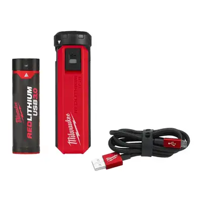 Zestaw przenośnego źródła zasilania i ładowarki USB, REDLITHIUM, L4 PPS-301, Milwaukee [4932493335]