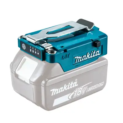 adapter do akumulatora do podgrzewanych kamizelek i kurtek, 14,4V/18V, LXT, Makita [TD00000111]