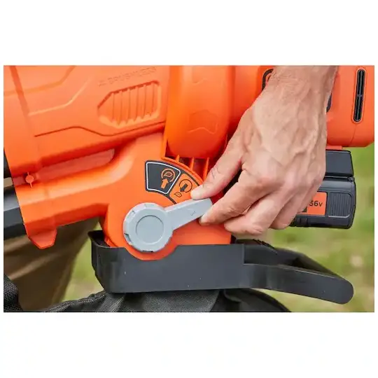 akumulatorowa dmuchawa/odkurzacz do liści, 36V, Black+Decker [BCBLV36B-XJ]