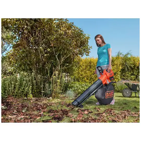 akumulatorowa dmuchawa/odkurzacz do liści, 36V, Black+Decker [BCBLV36B-XJ]