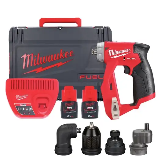 akumulatorowa kompaktowa wiertarko-wkrętarka, M12 FUEL, M12 FDDXKIT-202X, Milwaukee [4933464979]
