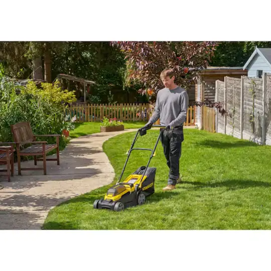 akumulatorowa kosiarka 20V, 34cm, 18V, 4,0Ah, Stanley [SCMWP3401M1-QW]