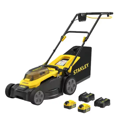akumulatorowa kosiarka 20V, 37cm, 18V, 2x4,0Ah, Stanley [SCMWP3701M2-QW]