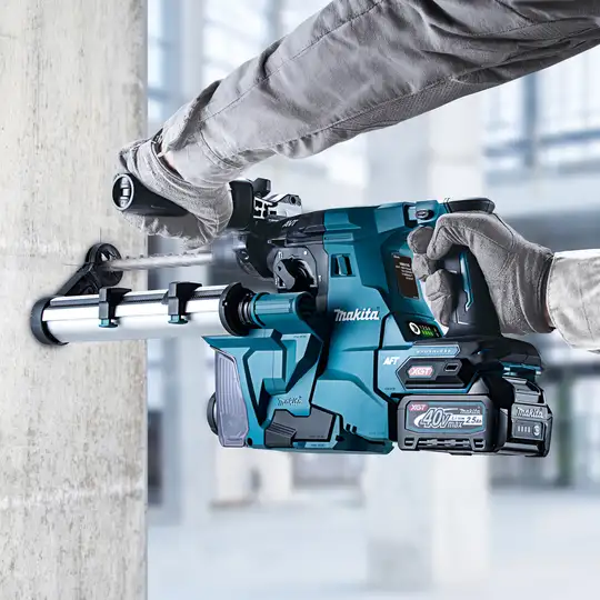akumulatorowa młotowiertarka SDS+, 3,3J, 2x4Ah, 40V max XGT, Makita [HR011GU201]