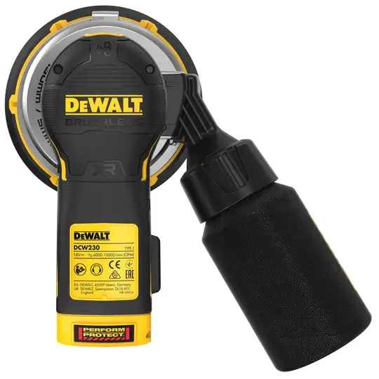 akumulatorowa szlifierka mimośrodowa 150mm, 18V XR, DeWALT [DCW230N-XJ]