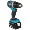 akumulatorowa wiertarko-wkrętarka 18V + 3 pogłębiacze stożkowe, Makita [DDF484RTE+POGŁĘBIACZE] 2x5,0 Ah, Li-Ion