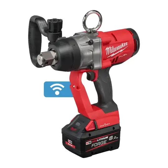 akumulatorowy klucz udarowy, 1", 18V, M18 FUEL, 2033 Nm, ONE-KEY, 2x8.0Ah, M18 ONEFHIWF1-802X, Milwaukee [4933499254]