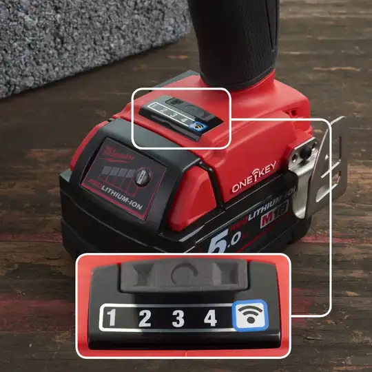 akumulatorowy klucz udarowy, 1/2", 18V, M18 FUEL, 1356 Nm, ONE-KEY, M18 ONEFHIWF12-0X, Milwaukee [4933459726]