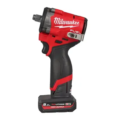 akumulatorowy kompaktowy klucz udarowy, 1/2", M12 FUEL, 542 Nm, M12 FCIWF12G3-502X, Milwaukee [4933493455]