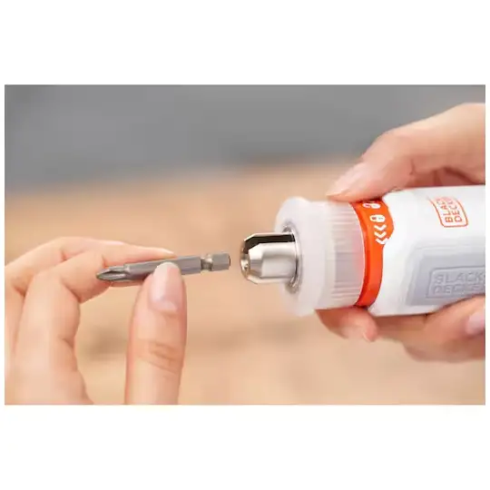 akumulatorowy wkrętak 3,6V z 5 końcówkami, Black+Decker [BCRTA01-XJ]