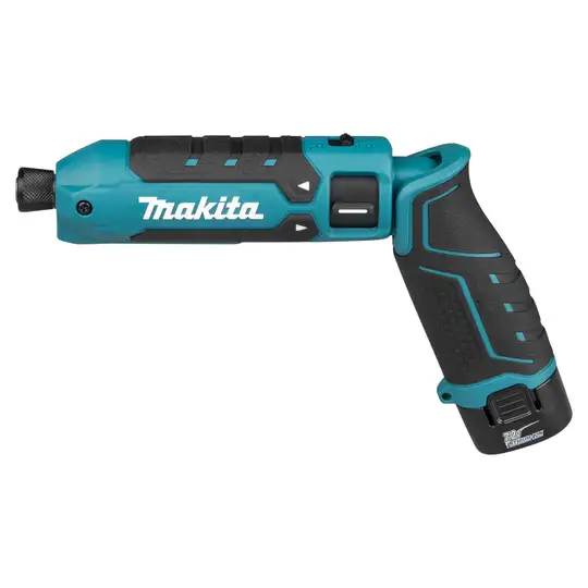 akumulatorowy wkrętak udarowy z mocowaniem 1/4'', 7.2V, 2x1.5Ah, Makita [TD023DSE]