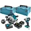 akumulatorowy zestaw Combo DTD201 + DHS660, 18V, 3x6,0Ah, LXT, Makita [DLX2565GJ]