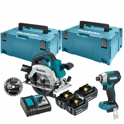 akumulatorowy zestaw Combo DTD201 + DHS660, 18V, 3x6,0Ah, LXT, Makita [DLX2565GJ]