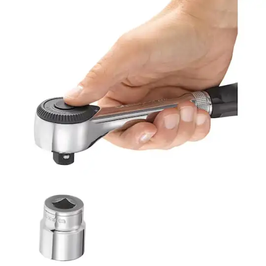 grzechotka z uchwytem obrotowym, 1/2", 251mm, 60 zębów, FACOM [S.360]