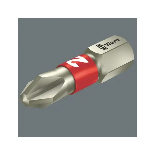końcówka 1/4" ze stali nierdzewnej, PH1/25mm WERA [05073610001]