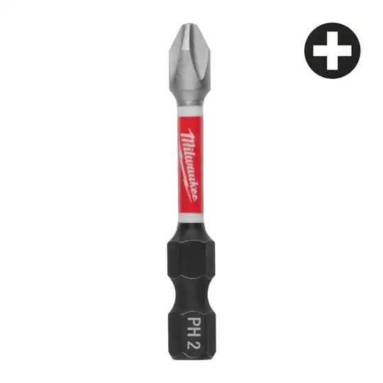 końcówka udarowa 1/4", PH2/50mm, SHOCKWAVE, IMPACT DUTY, Milwaukee [4932430854]