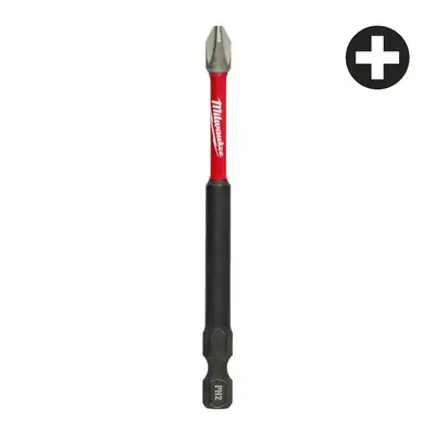 końcówka udarowa 1/4", PH2/90mm, SHOCKWAVE, IMPACT DUTY, Milwaukee [4932430856]