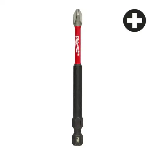 końcówka udarowa 1/4", PH2/90mm, SHOCKWAVE, IMPACT DUTY, Milwaukee [4932430856]