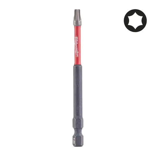 końcówka udarowa 1/4", TX25/90mm, SHOCKWAVE, IMPACT DUTY, Milwaukee [4932430883]