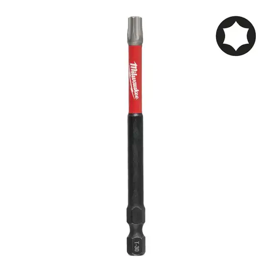końcówka udarowa 1/4", TX30/90mm, SHOCKWAVE, IMPACT DUTY, Milwaukee [4932471575]