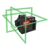 laser 3-wiązkowy 360°, zielony, do 38m, M12, 12V, MILWAUKEE [4933478103]