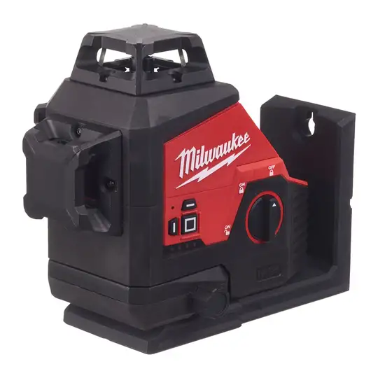 laser 3-wiązkowy 360°, zielony, do 38m, M12, 12V, MILWAUKEE [4933478103]