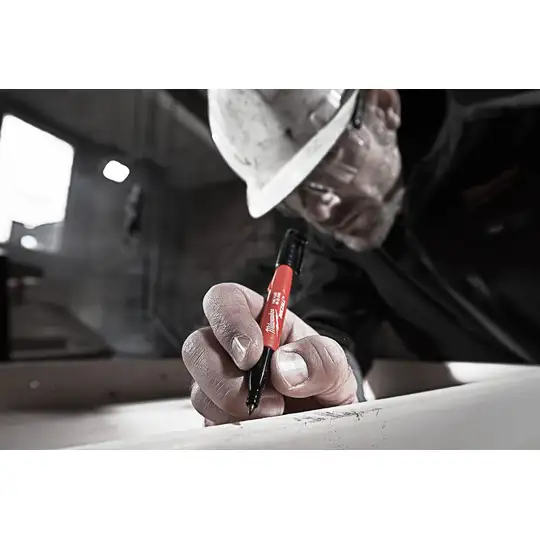 marker, 1mm, czarny, okrągły, INKZALL, MILWAUKEE [48223100]