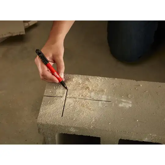 marker, 1mm, czarny, okrągły, INKZALL, MILWAUKEE [48223100]