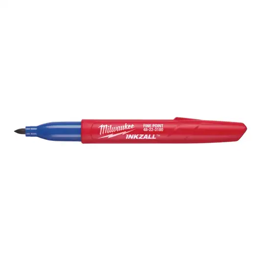 marker, 1mm, niebieski, okrągły, INKZALL, MILWAUKEE [4932492126]