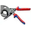 nożyce zapadkowe do cięcia kabli miedzianych i aluminiowych 280mm, KNIPEX [95 31 280]
